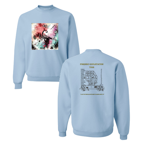 Jerzees 8 Oz., 50/50 Nublend Fleece Crew -- Light Blue