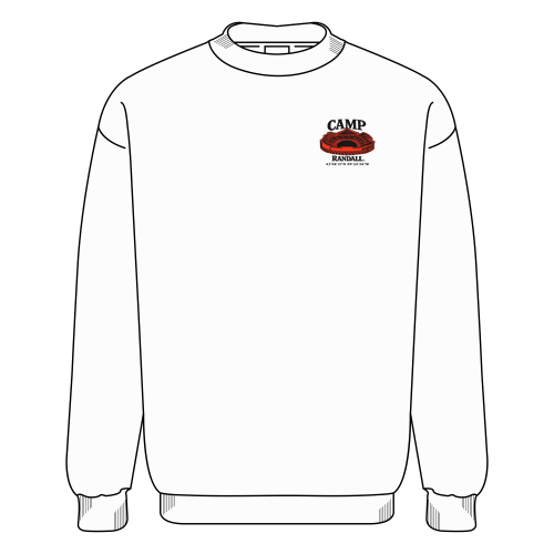 Gildan Heavy Blend Crew Neck Sweatshirt -- White