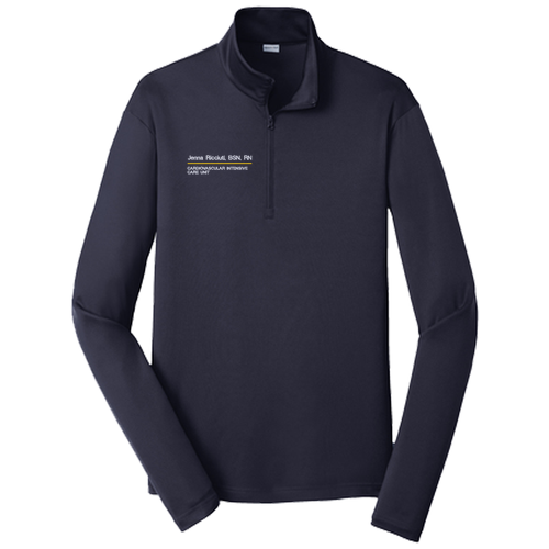 Sport-Tek PosiCharge Competitor Quarter Zip Pullover -- True Navy