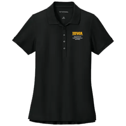Port Authority Women’s Wearever Signature Pique Polo -- Deep Black