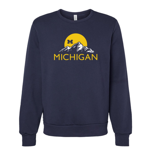 Bella+Canvas Sponge Fleece Classic Crewneck Sweatshirt -- Navy