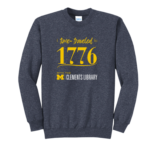 Port and Company Classic Crewneck Sweatshirt -- Heather Navy