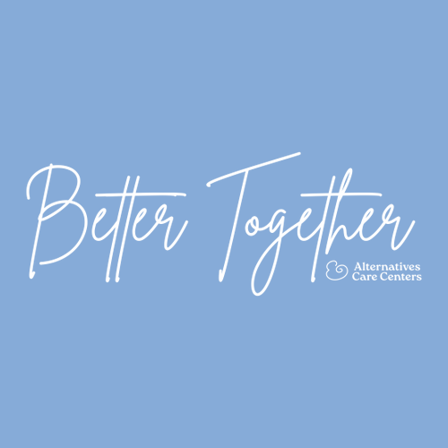 Better Together Bella+Canvas Unisex Long Sleeve Tee -- Heather Carolina Blue
