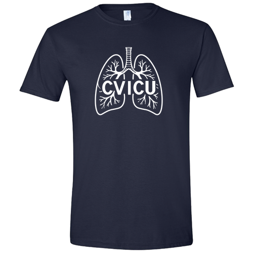 CVICU SoftStyle T-Shirt -- Navy