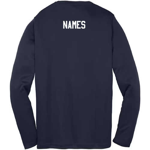 Sport Tek Youth Long Sleeve PosiCharge Competitor Tee -- True Navy