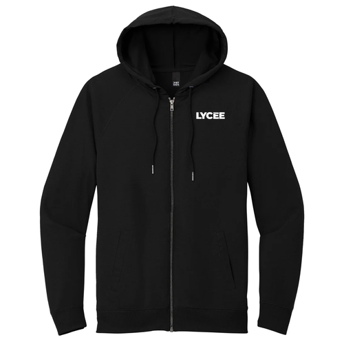 District Featherweight French Terry Full-Zip Hoodie -- Black