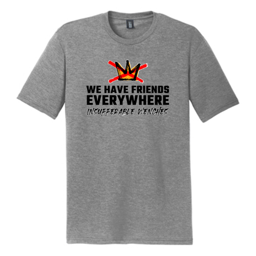 District Made Mens Perfect Tri Crew Tee -- Grey Frost