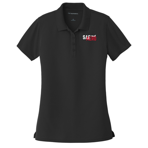 Port Authority Ladies Dry Zone Polo -- Deep Black