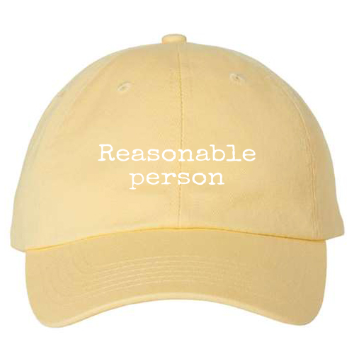 Reasonable Person Hat -- Butter