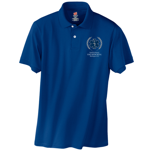 National EMS Memorial Unisex Polo Shirt Deep Royal