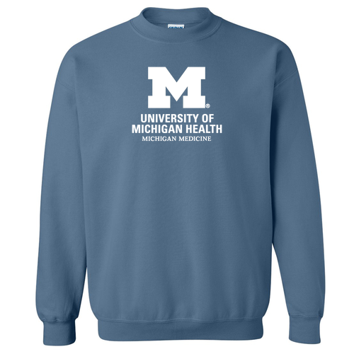 Gildan Heavy Blend Crewneck Sweatshirt -- Indigo Blue