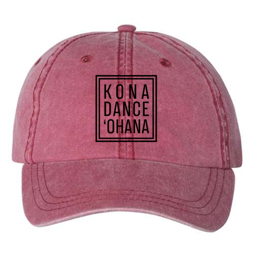 Embroidered Pigment-Dyed Cap -- Cardinal