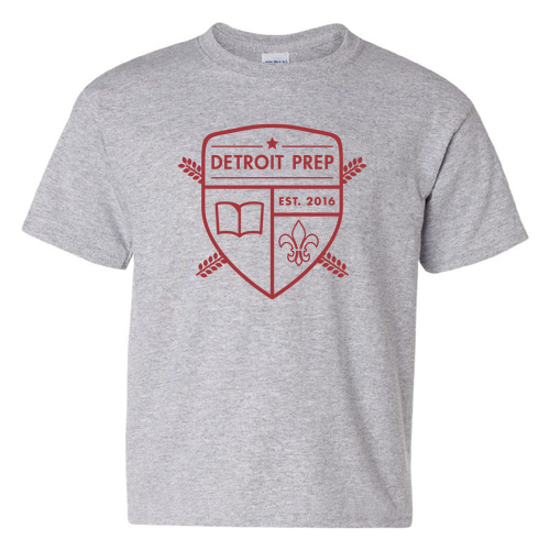 Youth Gildan Heavy Cotton Basic T-Shirt -- Sport Grey