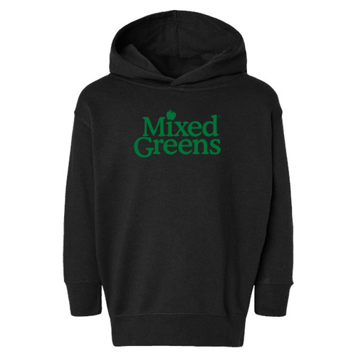 Toddler Rabbit Skins Hooded Sweatshirt -- Black