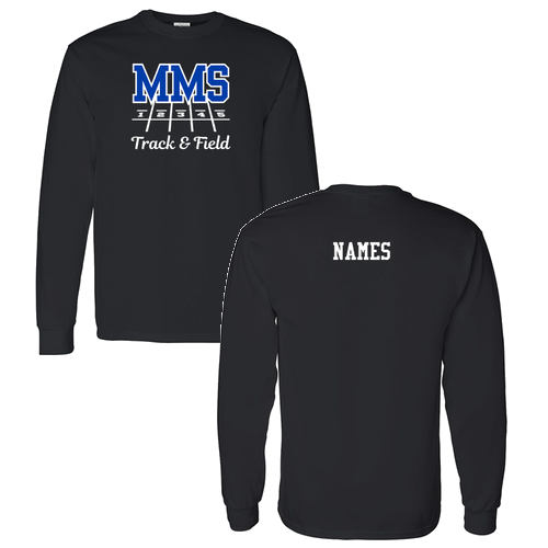 Gildan Heavy Cotton Longsleeve Basic T-Shirt -- Black