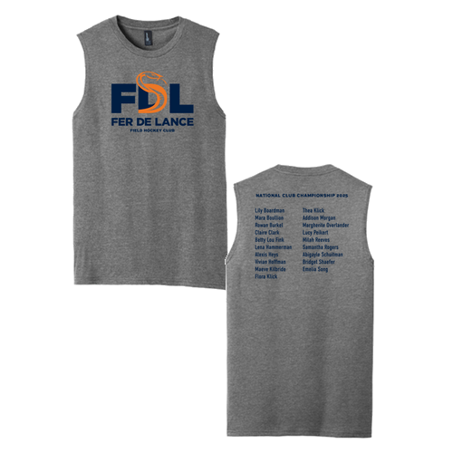 Mens/Unisex District Soft V.I.T. Muscle Tank -- Grey Frost, U16