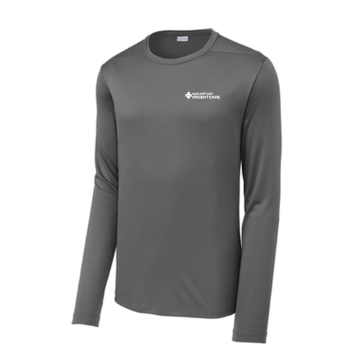 Sport-Tek  Posi-UV Pro Long Sleeve Tee -- Dark Smoke Grey