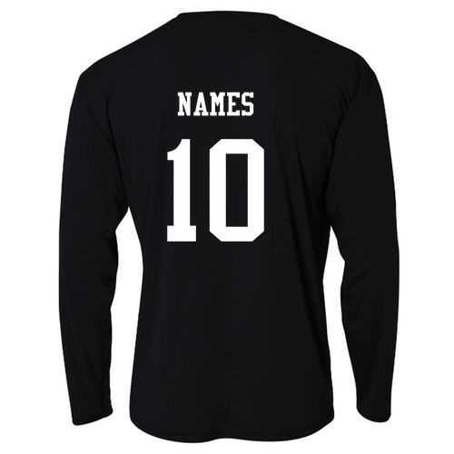 Youth Performance LS Crew -- Black
