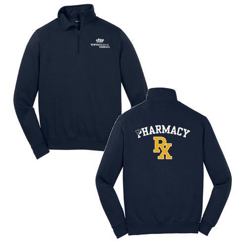 Sport Tek Quarter Zip Sweatshirt -- True Navy