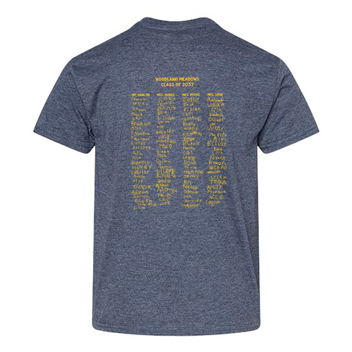 Youth Gildan Softstyle T-Shirt -- Heather Navy