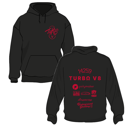 Gildan Heavy Blend Hooded Sweatshirt -- Black