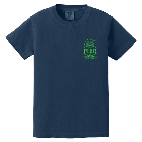Comfort Colors Youth Garment-Dyed Heavyweight T-Shirt -- True Navy