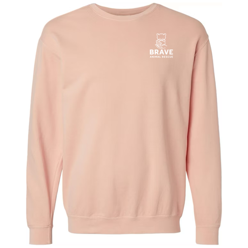Brave Lightweight Crewneck Sweatshirt -- Peachy