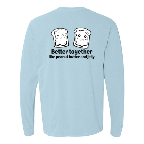 Comfort Colors Ringspun Long Sleeve Tee -- Chambray