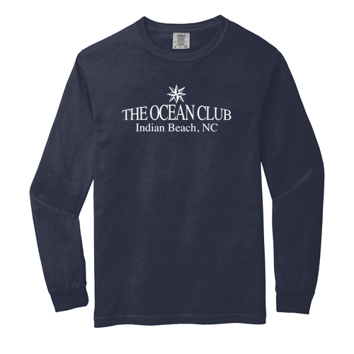 Comfort Colors Ringspun Long Sleeve Tee -- Navy