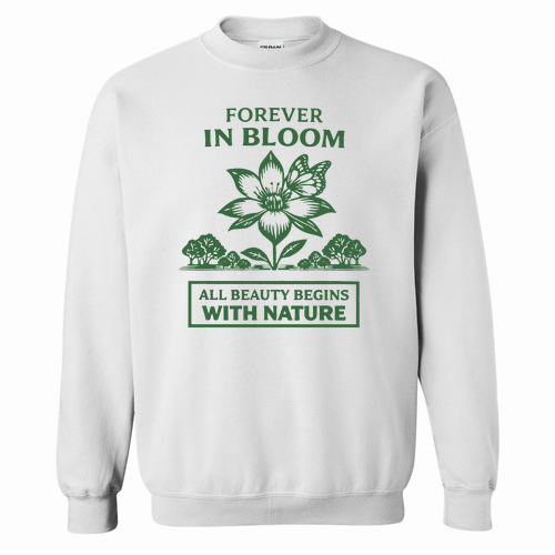 Gildan Heavy Blend Crew Neck Sweatshirt -- White