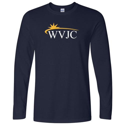 Gildan Softstyle Longsleeve T Shirt -- Navy