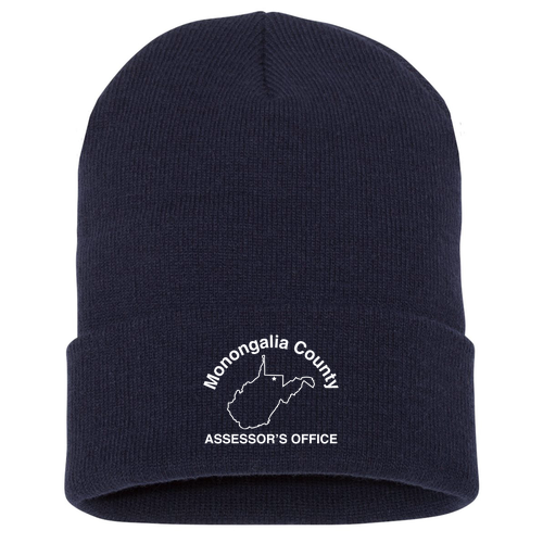 Yupoong Knit Hat with Cuff -- Navy