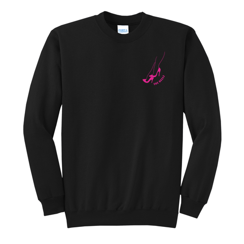 Port and Company Classic Crewneck Sweatshirt -- Jet Black