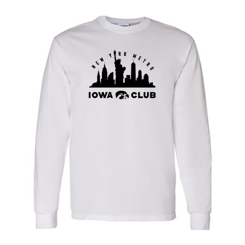 Skyline Gildan Heavy Cotton Longsleeve Basic T-Shirt -- White