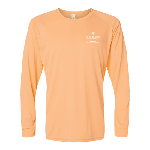 Paragon Long Islander Performance Long Sleeve T-Shirt -- Coral
