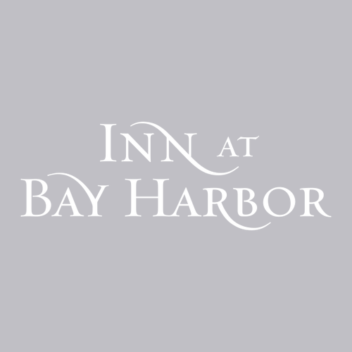 Inn at Bay Harbor 1 color White left chest/back Short Sleeve Tee -- Light Grey
