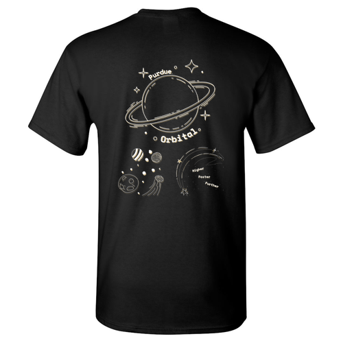 Gildan Heavy Cotton Black T-Shirt 1