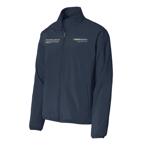 Embroidered Port Authority Zephyr Full-Zip Jacket -- Dress Blue Navy