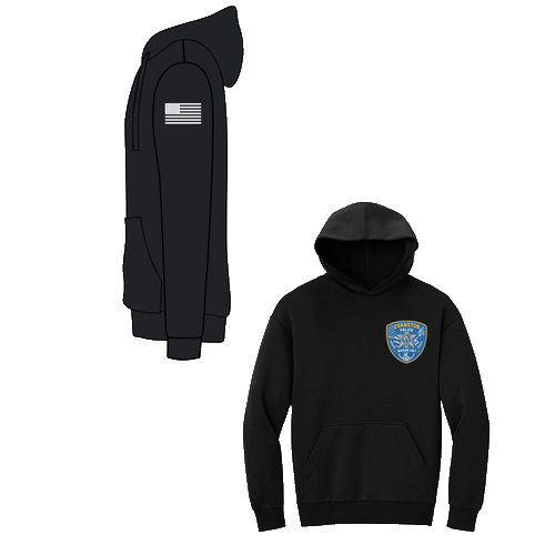Marine Unit Hoodie -- Black