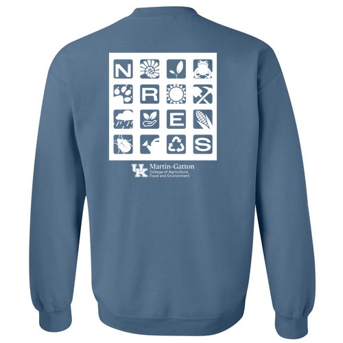 Gildan Heavy Blend Crew Neck Sweatshirt -- Indigo Blue