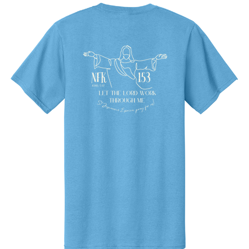 Port and Company Basic T-Shirt -- Aquatic Blue