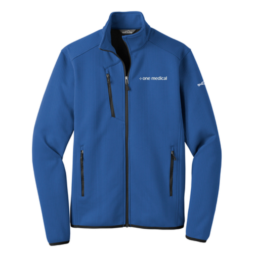 Eddie Bauer Dash Full-Zip Fleece Jacket Embroidered -- Cobalt Blue