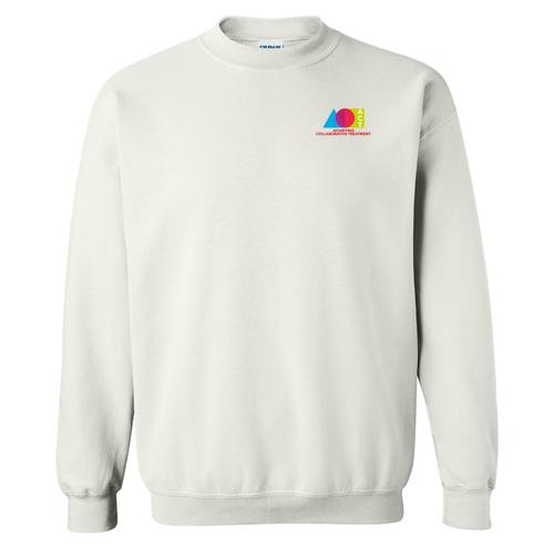 Gildan Heavy Blend Crew Neck Sweatshirt -- White