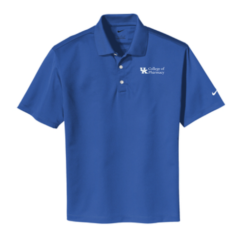 Embroidered Nike Golf Tech Basic Dri Fit Polo -- Varsity Royal