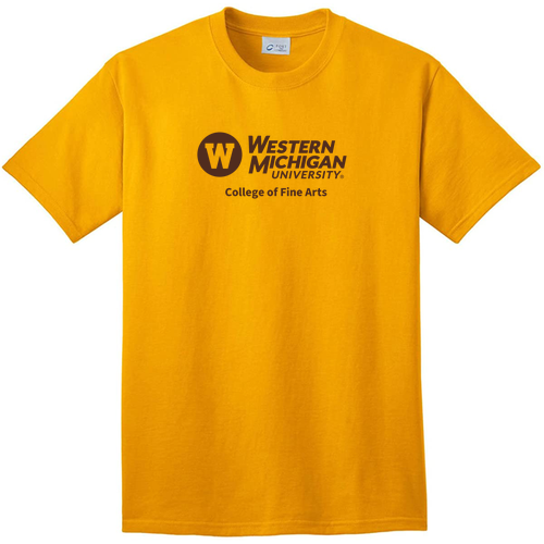 Port & Company Cotton T-Shirt -- Gold