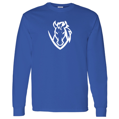 Gildan Adult Longsleeve T-Shirt -- Royal