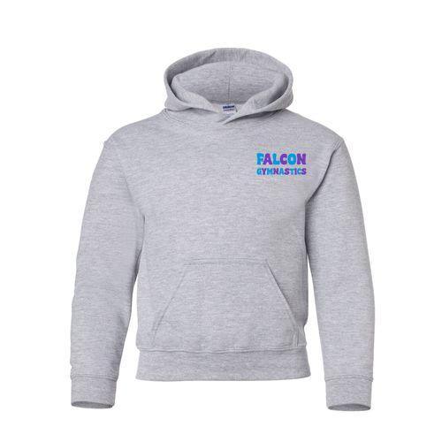 Gymnast Era Youth Hooded Sweatshirt -- Sport Grey