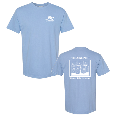 Comfort Colors Ringspun Garment Dyed T Shirt -- Washed Denim