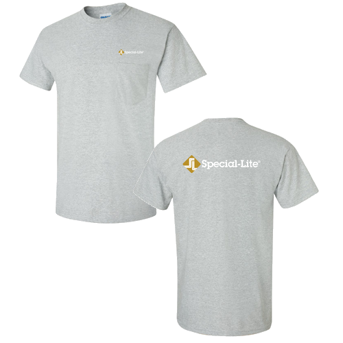 Gildan Ultra Cotton T-Shirt with Pocket -- Sport Grey