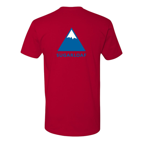 Sugarloaf Logo 2 Blue Ink -- Short Sleeve Red